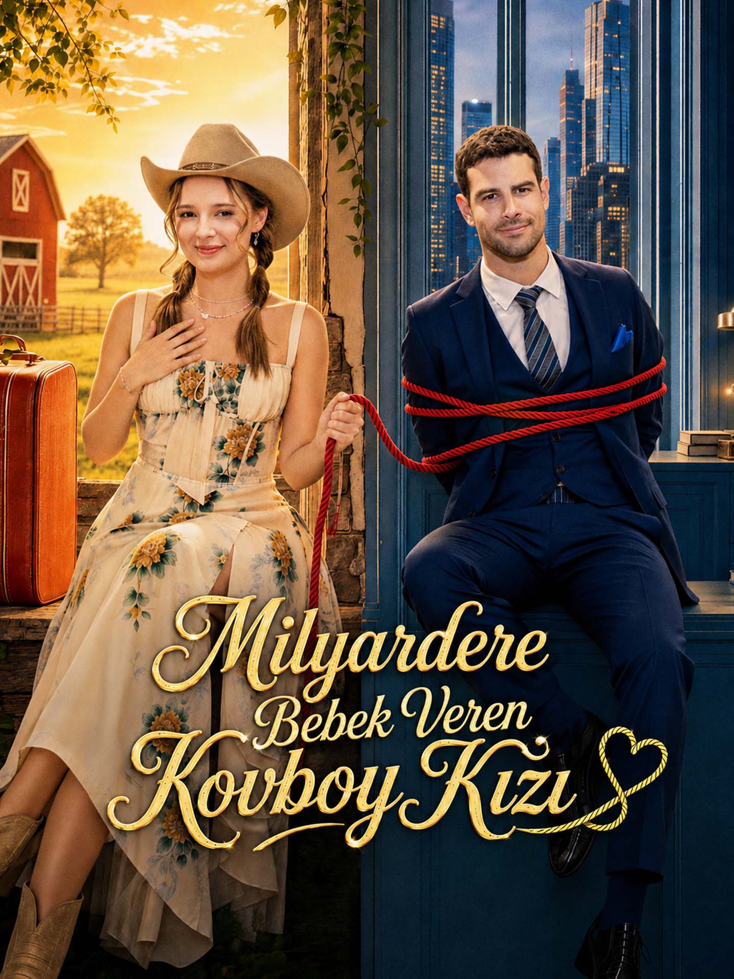 Milyardere Bebek Veren Kovboy Kızı dizi afişi