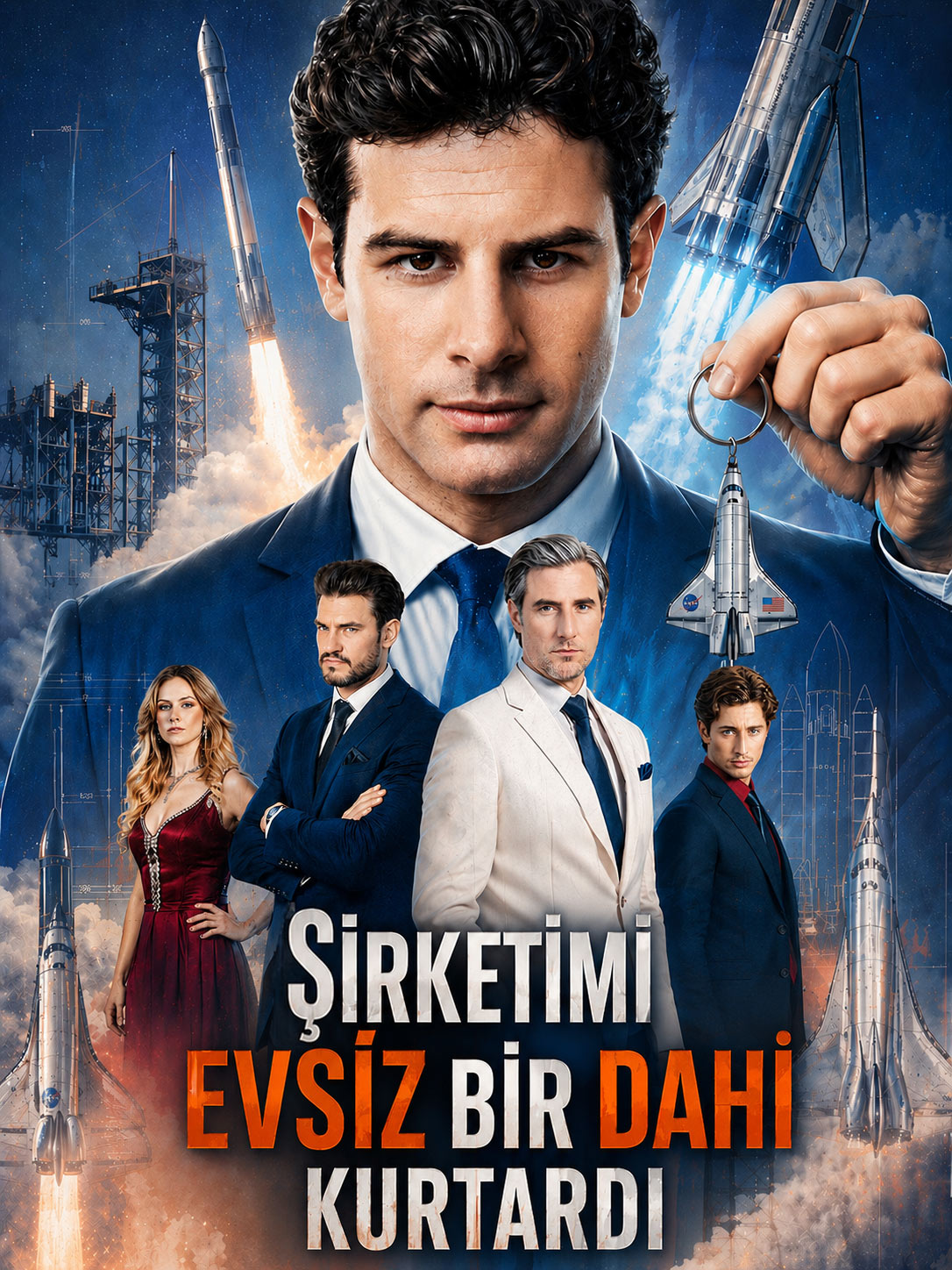 Şirketimi Evsiz Bir Dahi Kurtardı dizi afişi