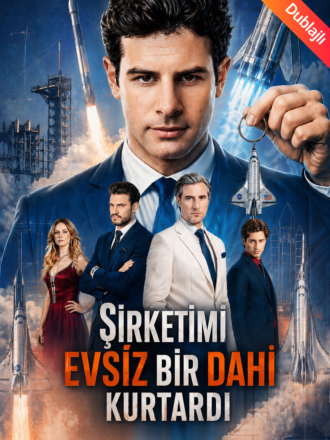 (Dublajlı) Şirketimi Evsiz Bir Dahi Kurtardı dizi afişi