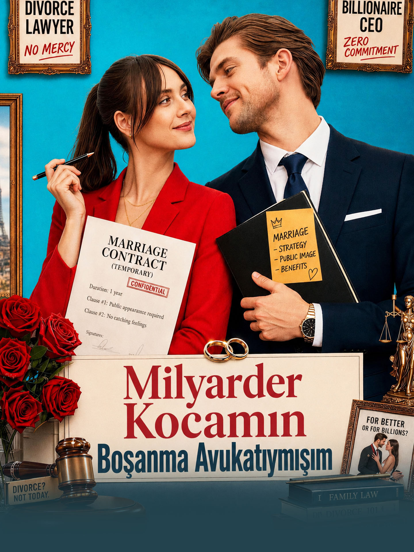 Milyarder Kocamın Boşanma Avukatıymışım dizi afişi