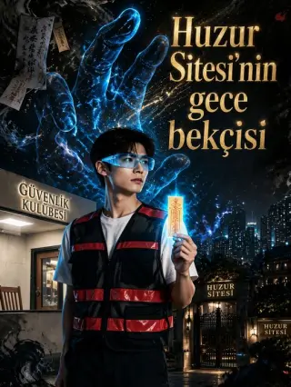 Huzur Sitesi'nin gece bekçisi dizi afişi