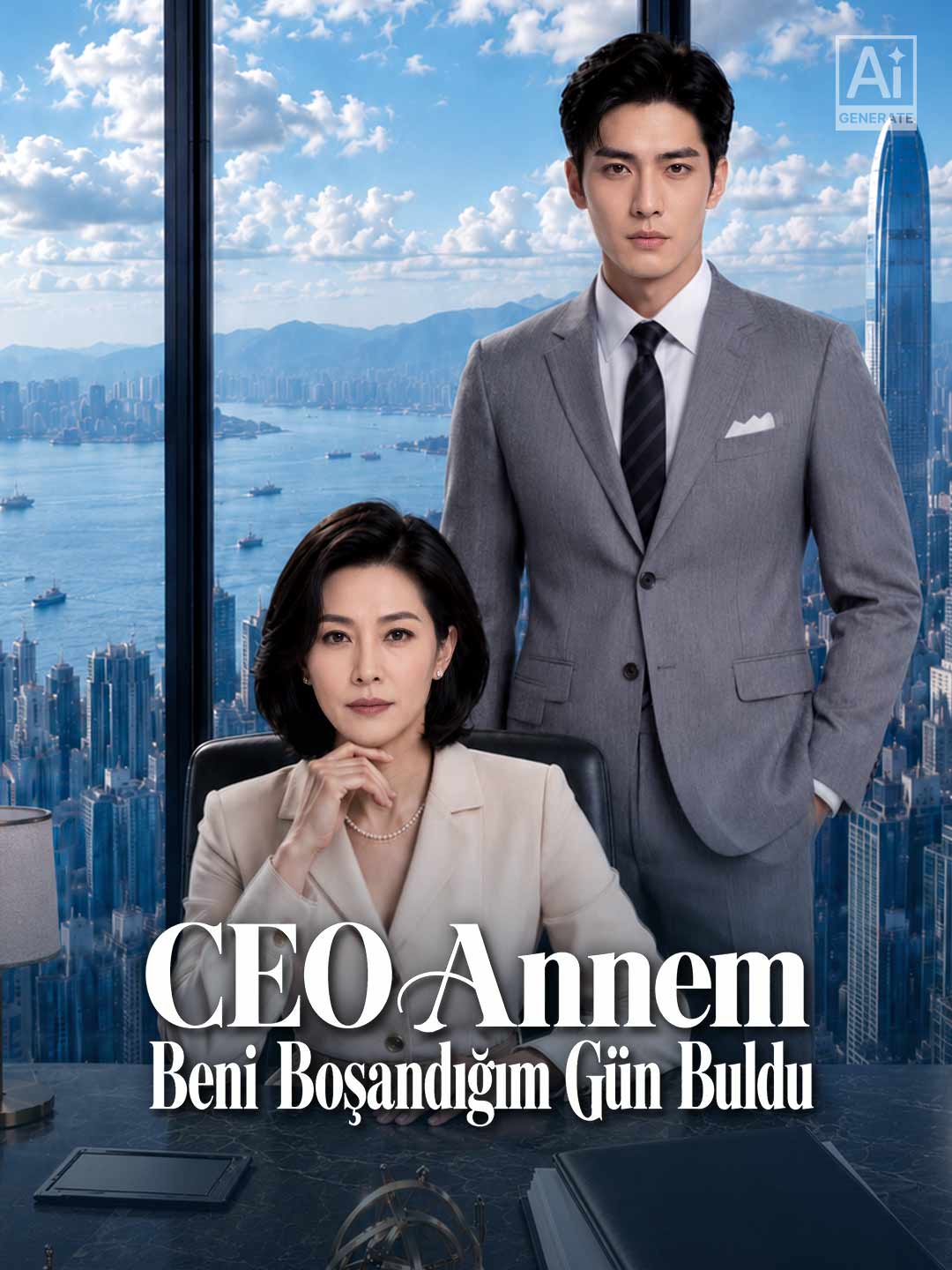 CEO Annem Beni Boşandığım Gün Buldu dizi afişi
