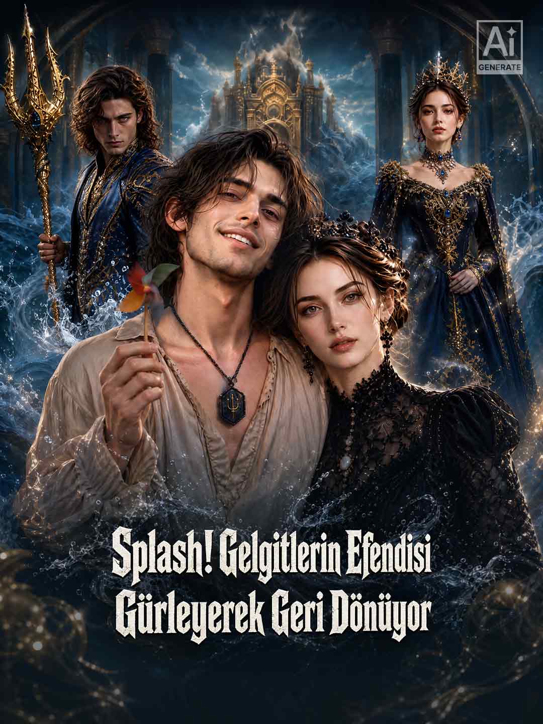Splash! Gelgitlerin Efendisi Gürleyerek Geri Dönüyor dizi afişi