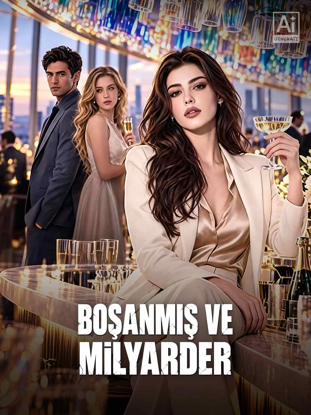 Boşanmış ve Milyarder dizi afişi