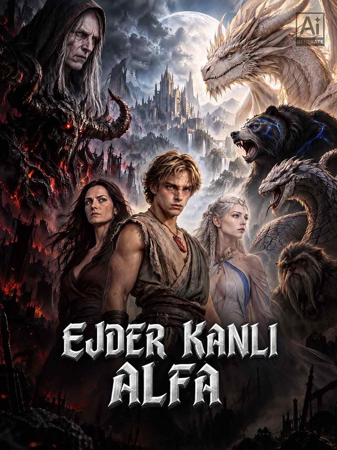 EJDER KANLI ALFA dizi afişi