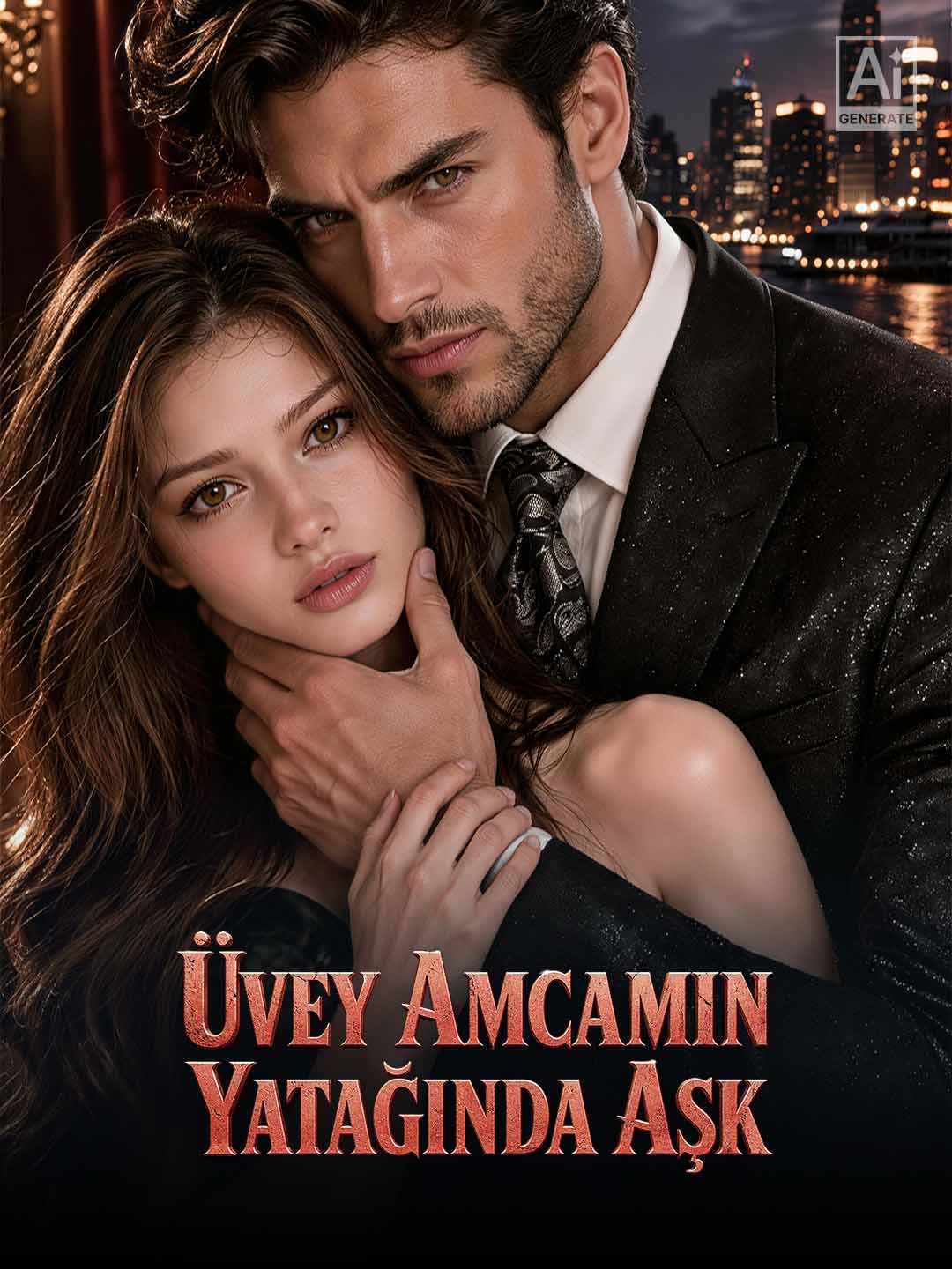 Üvey Amcamın Yatağında Aşk dizi afişi