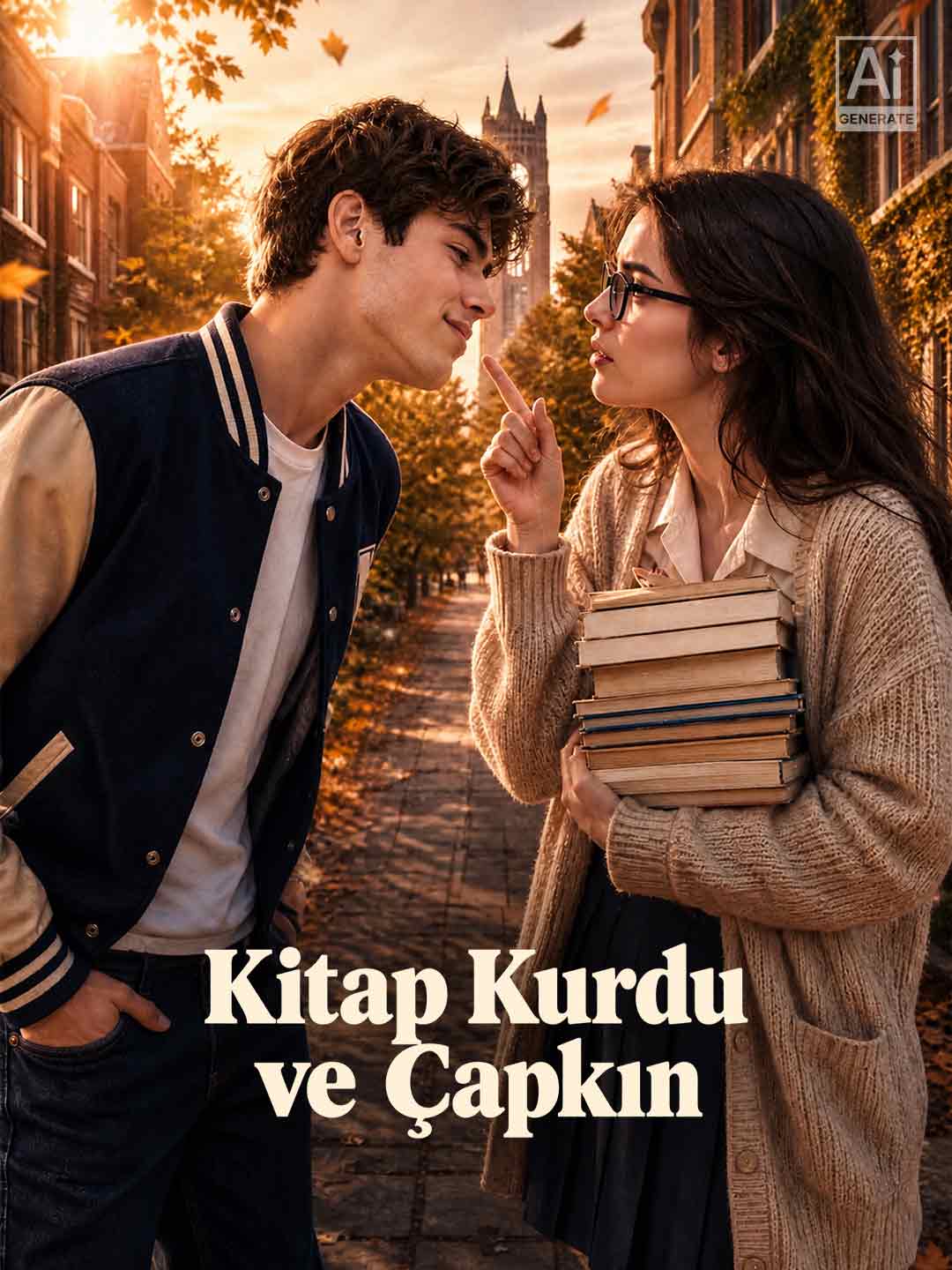 Kitap Kurdu ve Çapkın dizi afişi