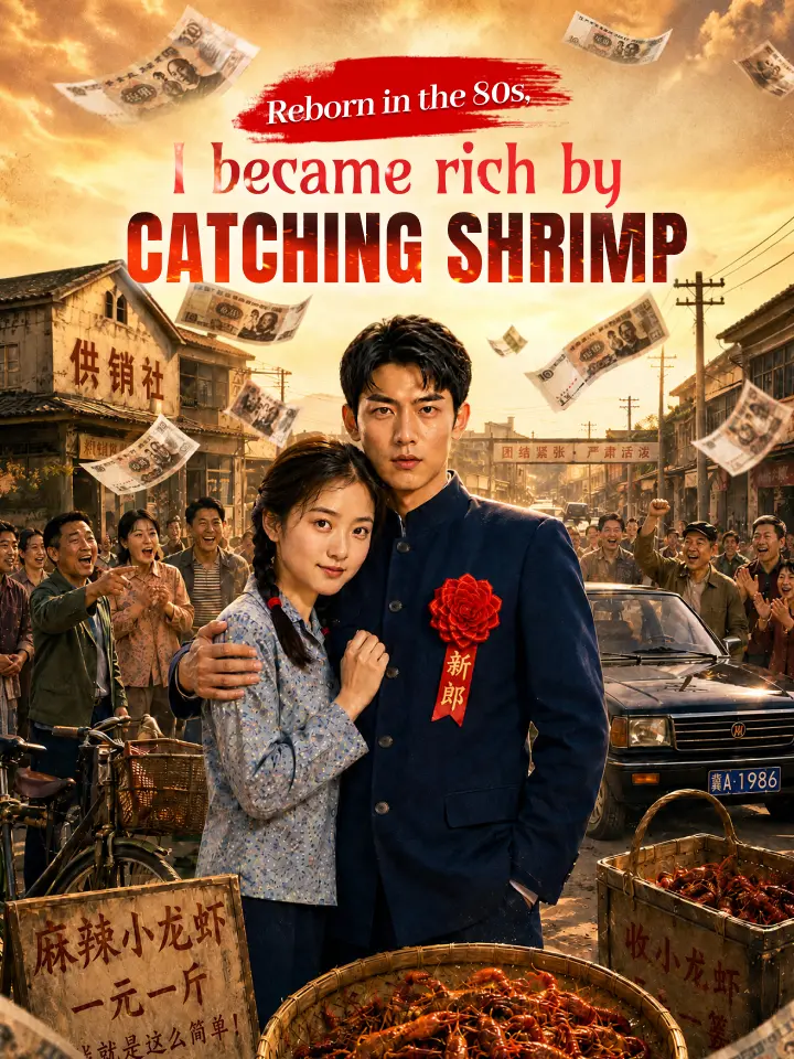 Reborn in the 80s, I became rich by catching shrimp dizi afişi