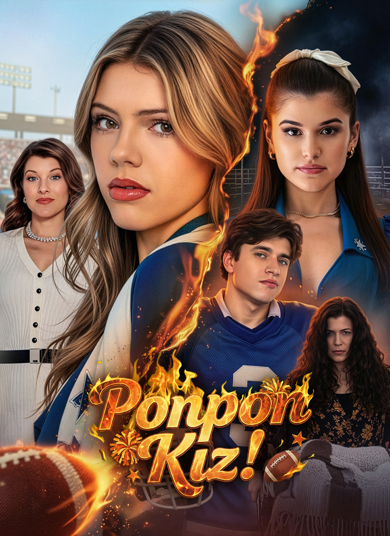 (Dublajlı) Ponpon Kız! dizi afişi