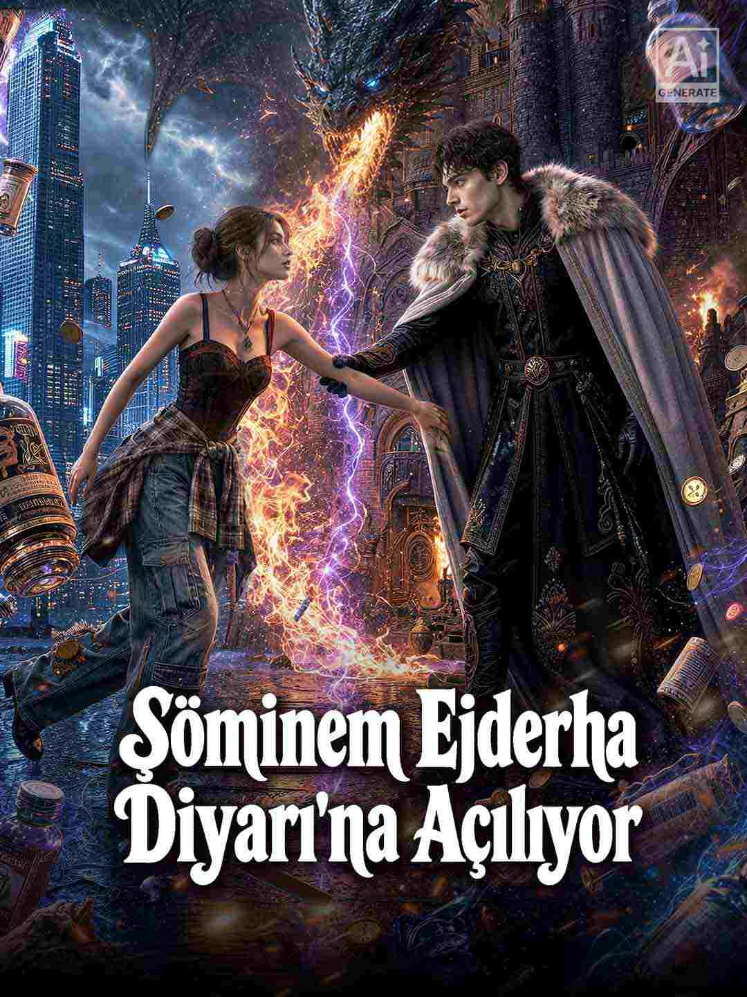 Şöminem Ejderha Diyarı'na Açılıyor dizi afişi