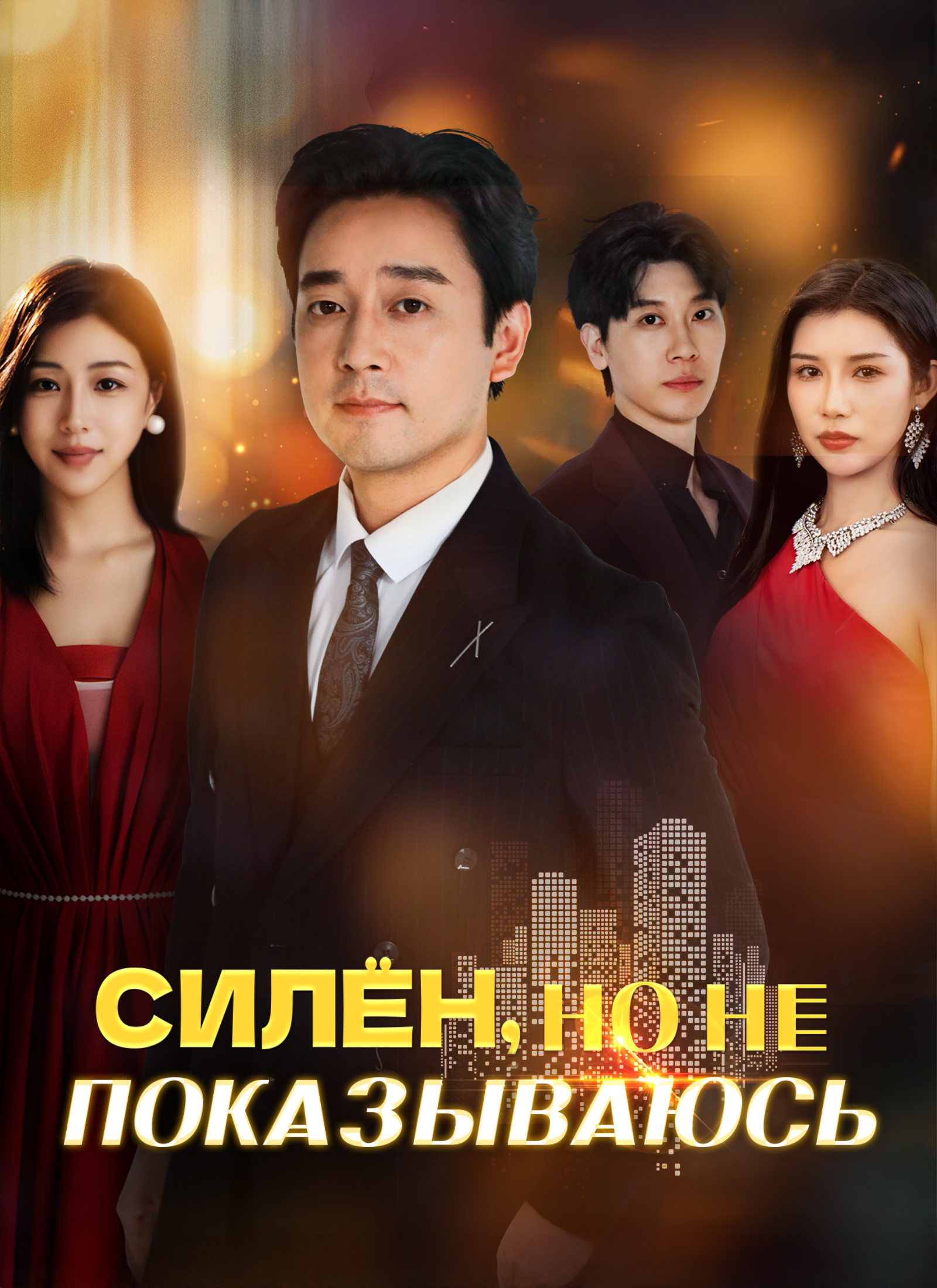Силён, но не показываюсь dizi afişi