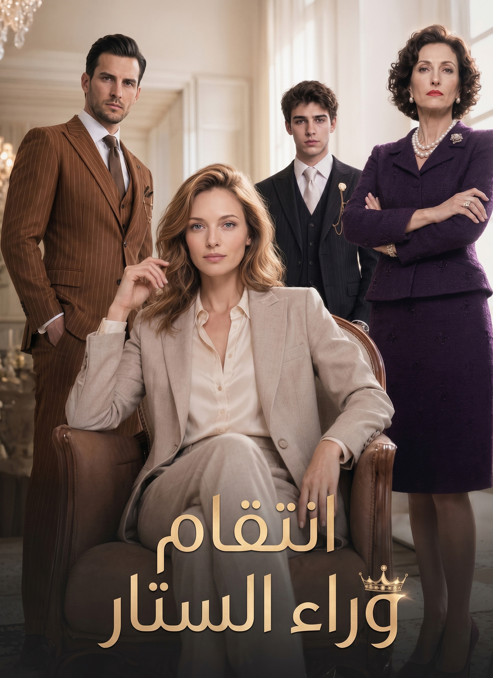 انتقام وراء الستار dizi afişi
