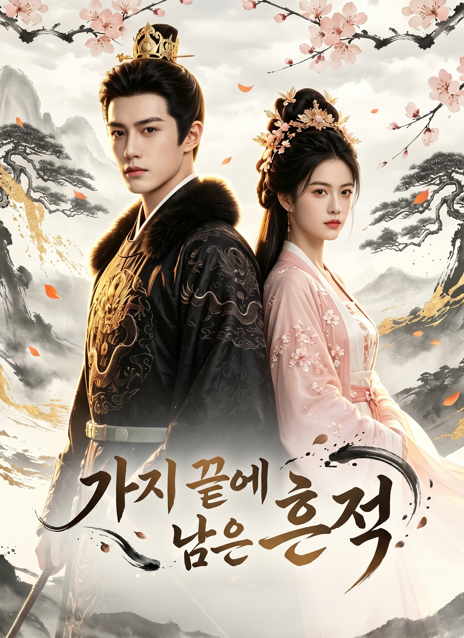 가지 끝에 남은 흔적 dizi afişi