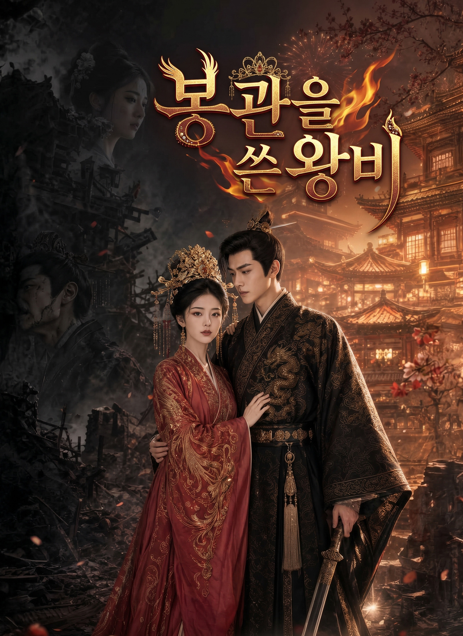 봉관을 쓴 왕비 dizi afişi