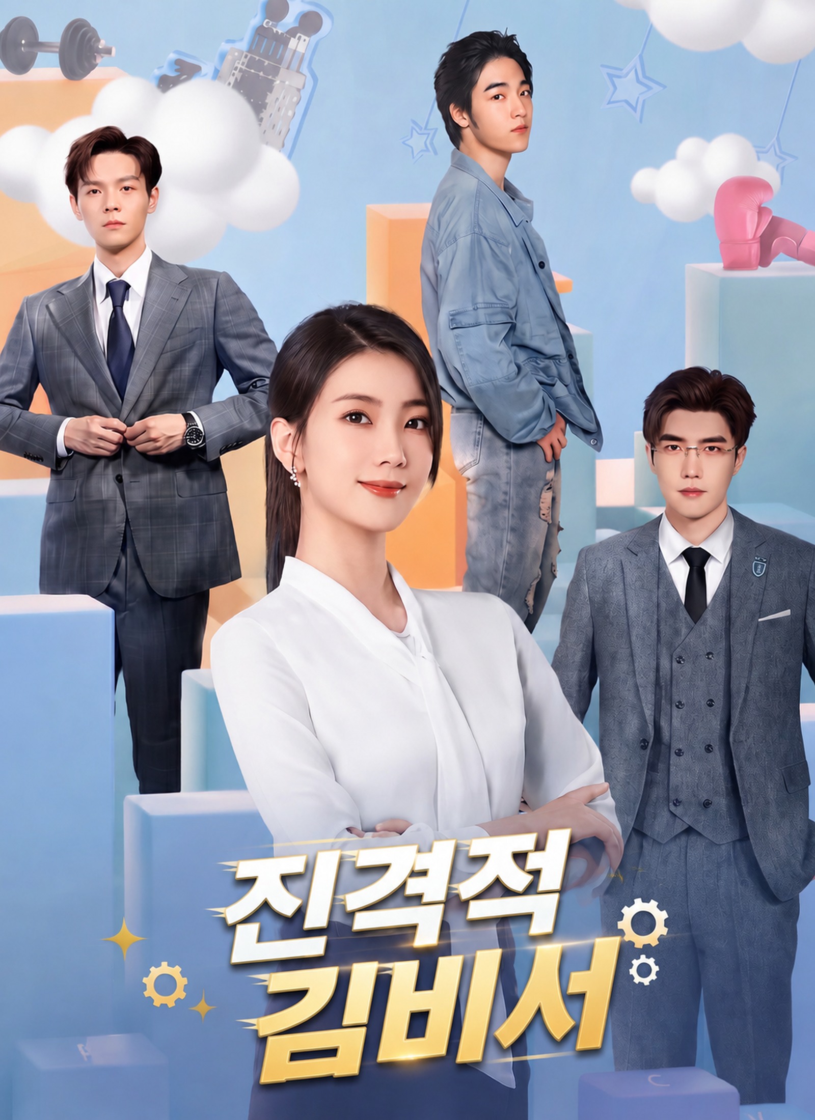 진격적 김비서 dizi afişi
