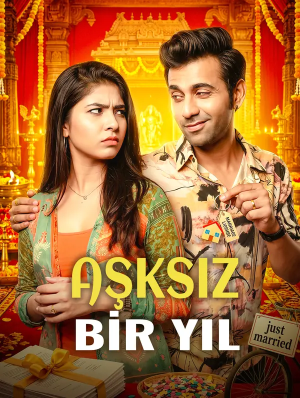 Aşksiz Bir Yil dizi afişi