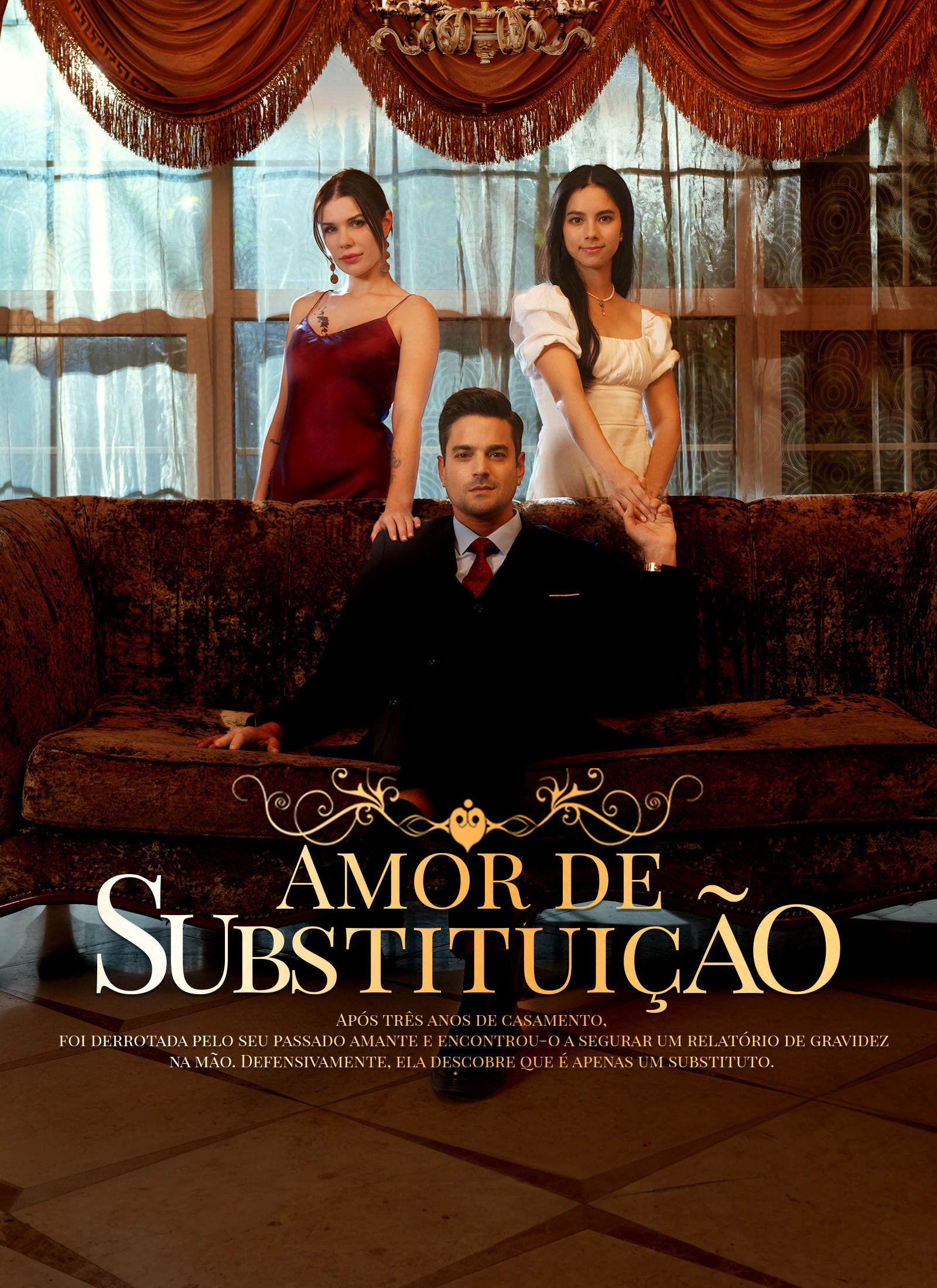 Amor de Substituição dizi afişi