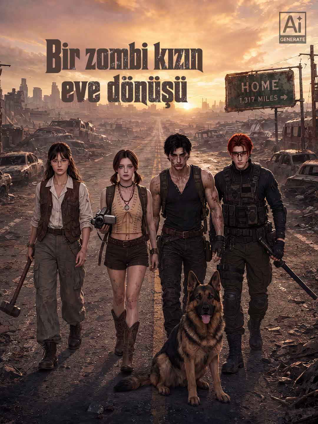 BİR ZOMBİ KIZIN EVE DÖNÜŞÜ dizi afişi