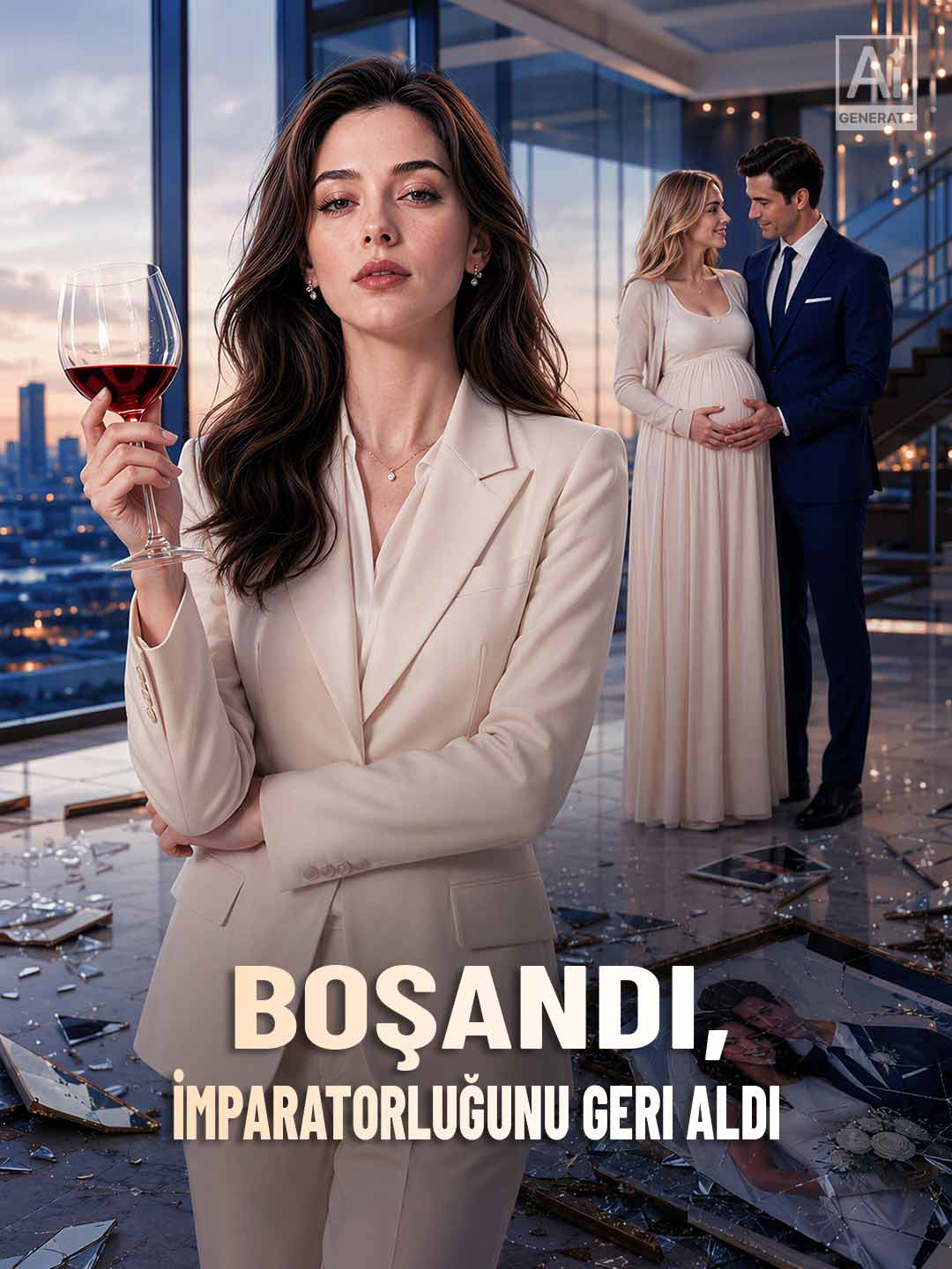 Boşandı, İmparatorluğunu Geri Aldı dizi afişi