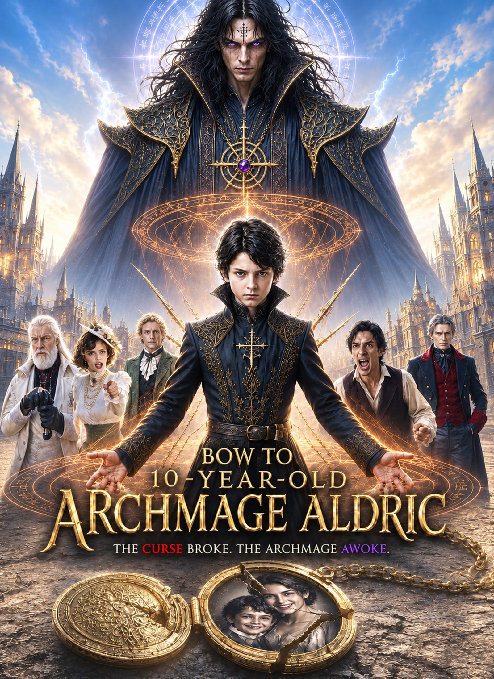 Bow to 10-Year-Old Archmage Aldric dizi afişi