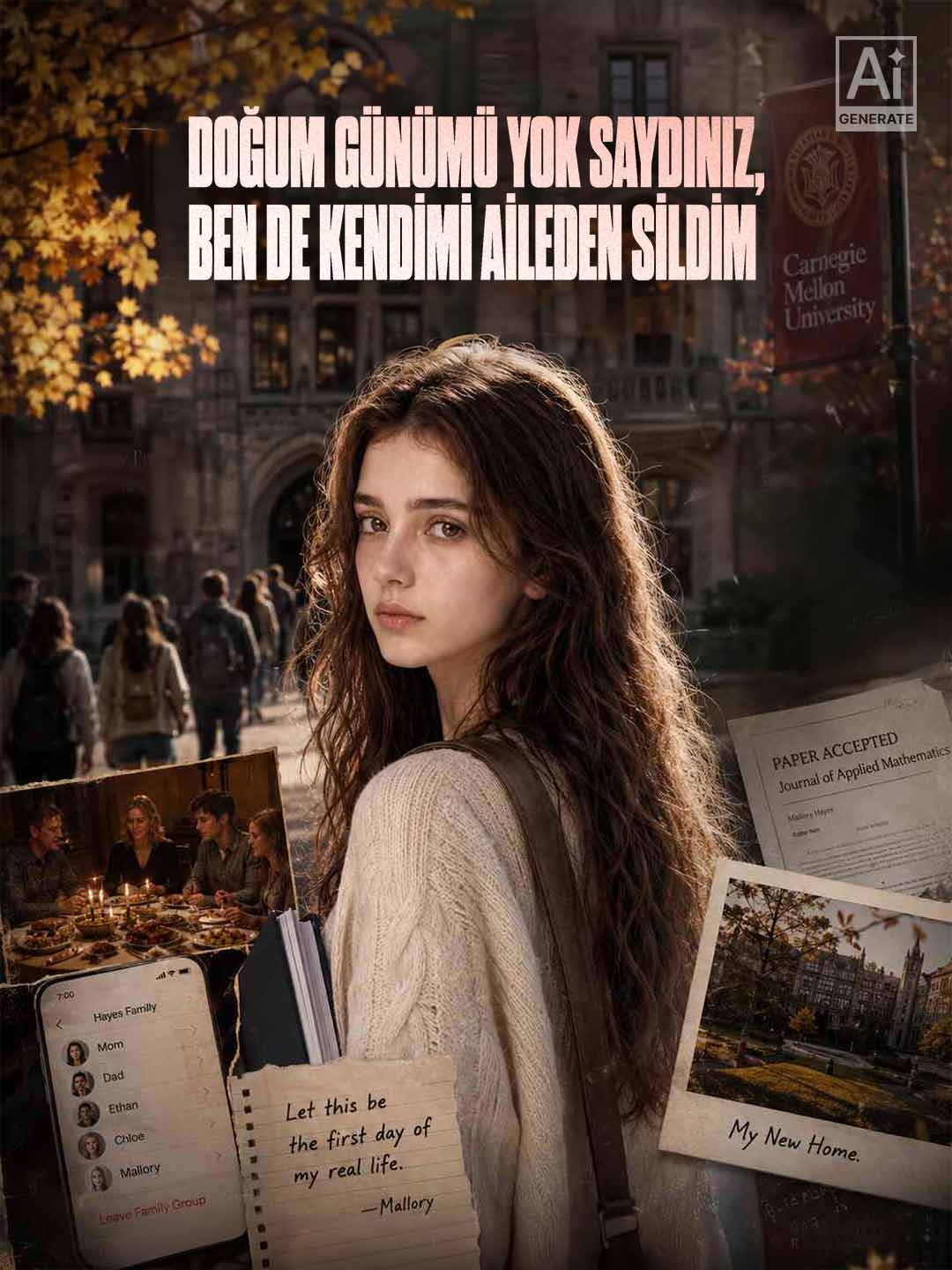 Doğum Günümü Yok Saydınız, Ben de Kendimi Aileden Sildim dizi afişi