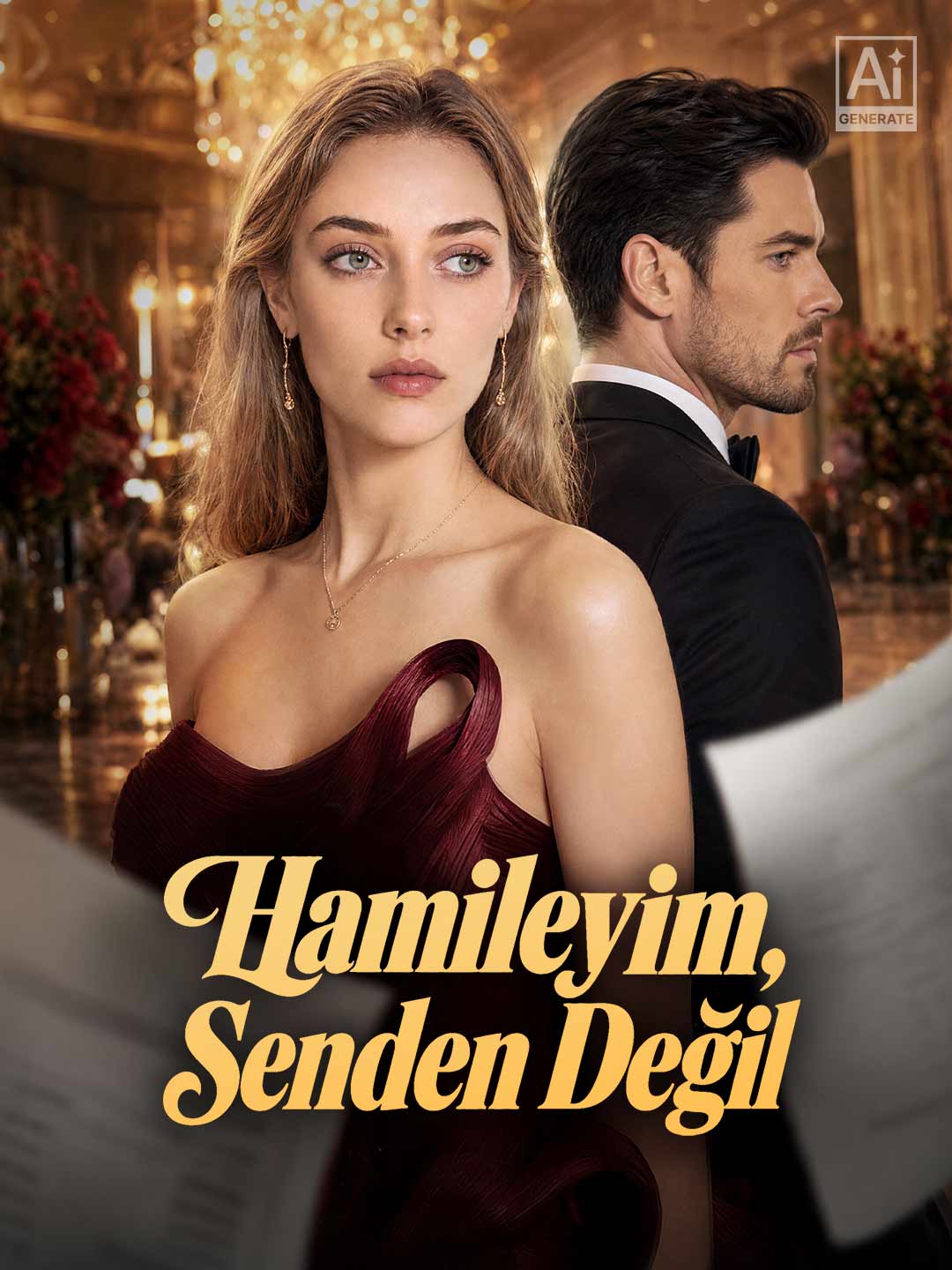 Hamileyim, Senden Değil dizi afişi