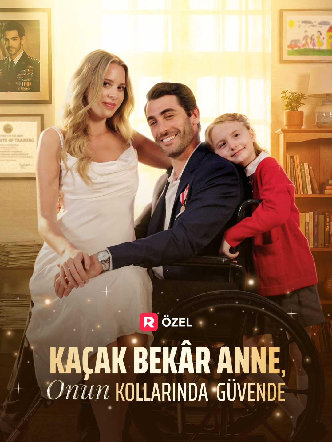 Kaçak Bekâr Anne, Onun Kollarında Güvende dizi afişi