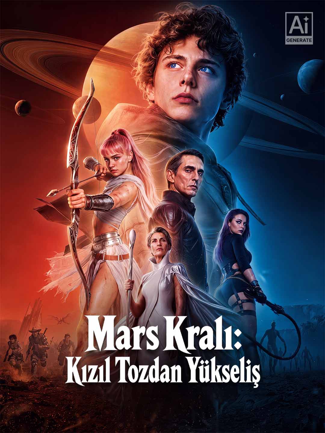 Mars Kralı: Kızıl Tozdan Yükseliş dizi afişi
