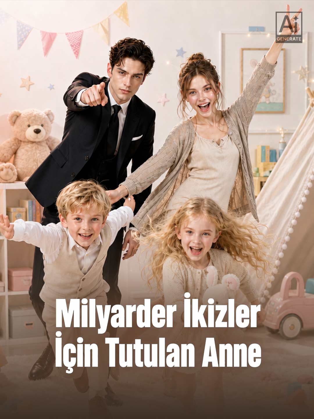 Milyarder İkizler İçin Tutulan Anne dizi afişi