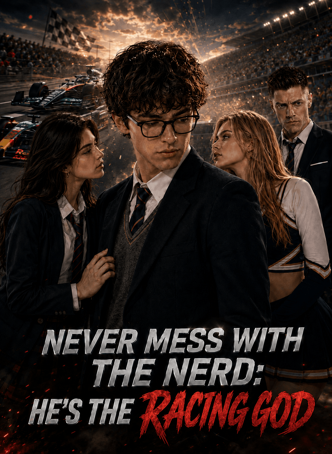 NEVER MESS WITH THE NERD HE'S THE RACING GOD dizi afişi