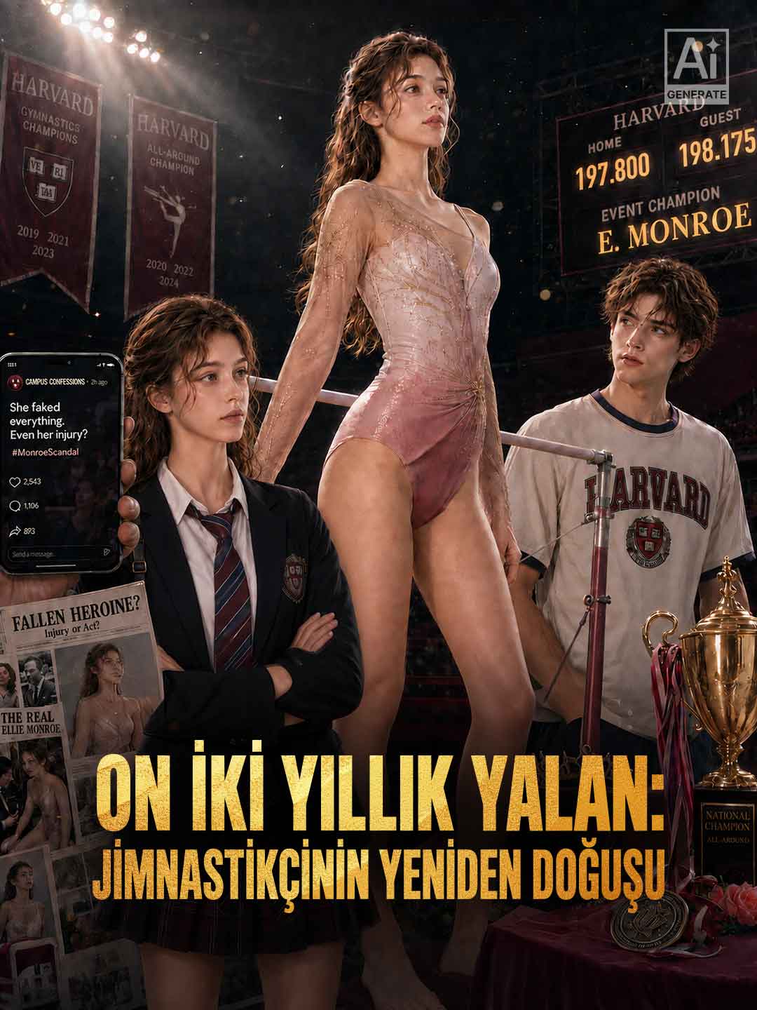 On İki Yıllık Yalan: Jimnastikçinin Yeniden Doğuşu dizi afişi