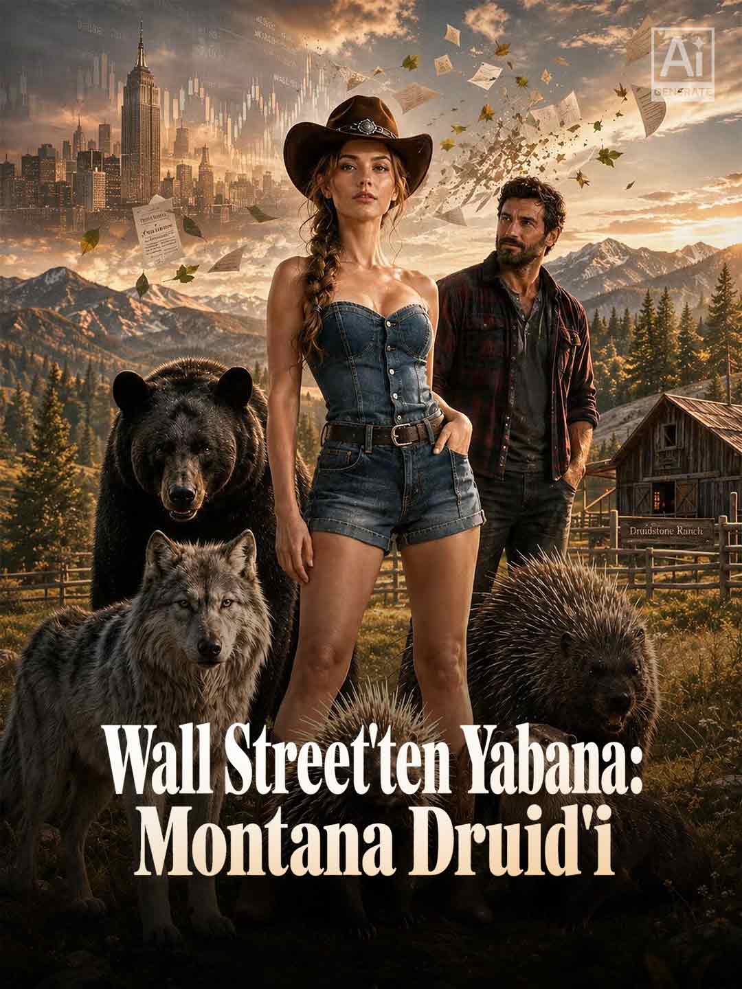 Wall Street'ten Yabana: Montana Druid'i dizi afişi