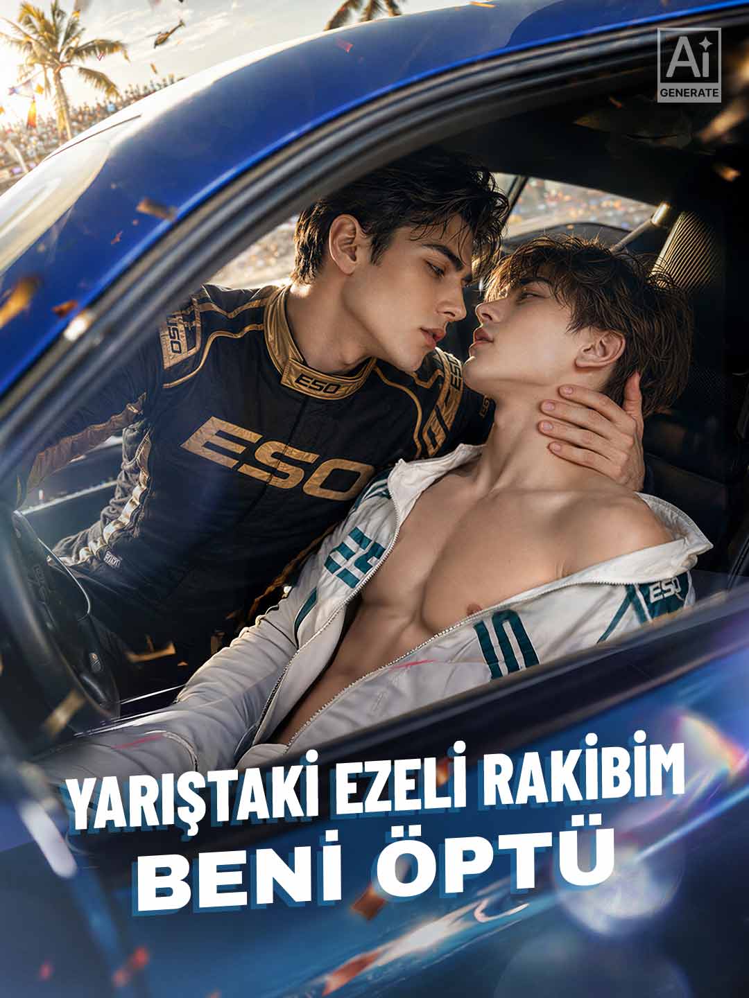 Yarıştaki Ezeli Rakibim Beni Öptü dizi afişi