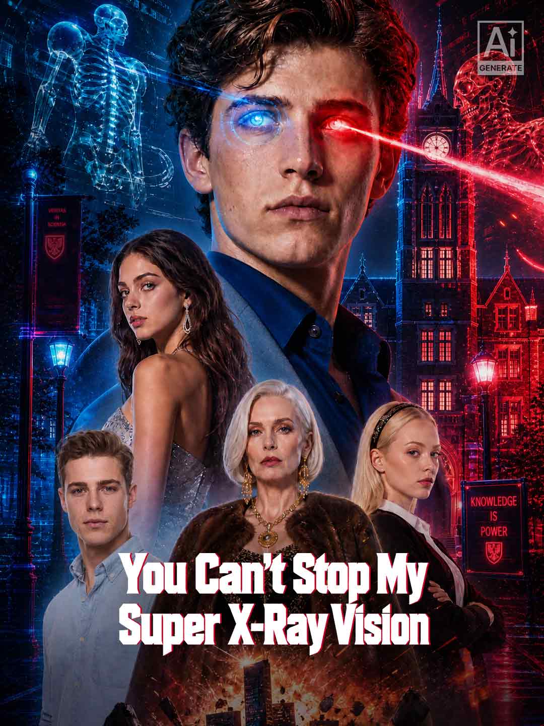 You Can't Stop My Super X-Ray Vision dizi afişi